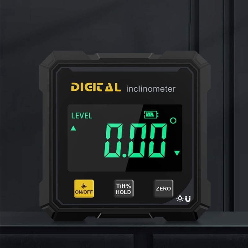 Storskjermet Digital Hellingsmåler med Dobbel Laser