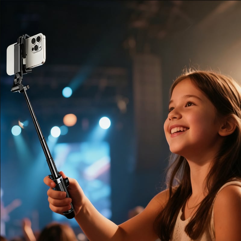 Mini Bærbar Bluetooth-Selfiestang