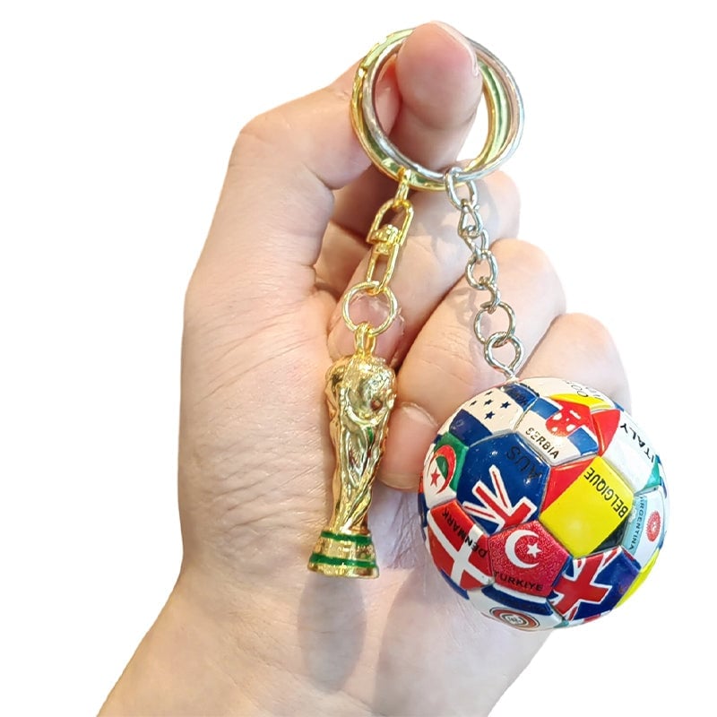 Soccer Commemorative Keychain