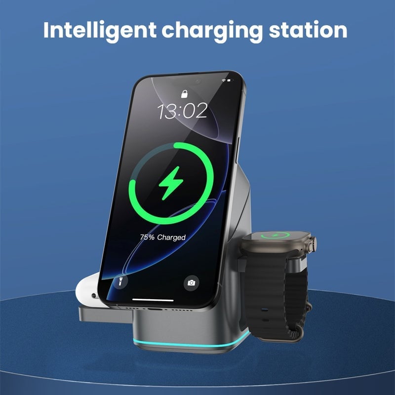 Aless™  3-in-1 Wireless Fast Charging Charger