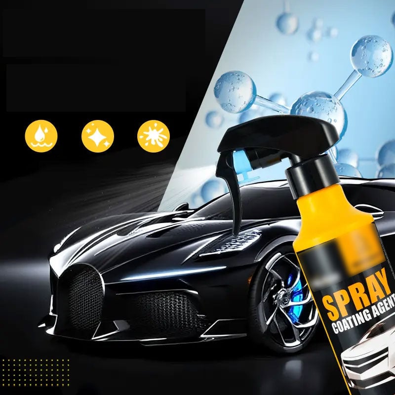 Rengjørings- og pleiespray for billakk