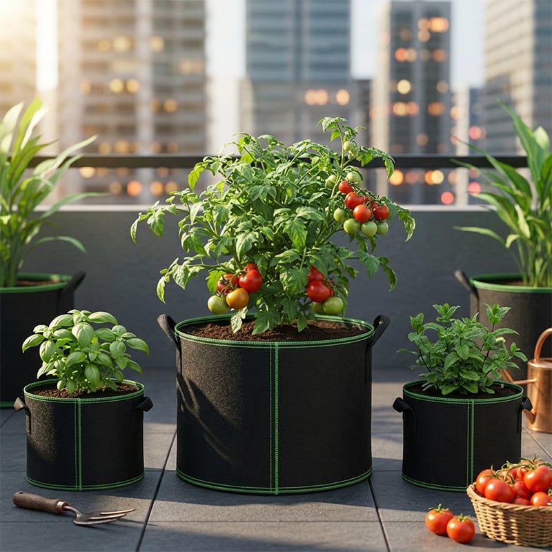 Luftings-Poser i Stoff til Planter