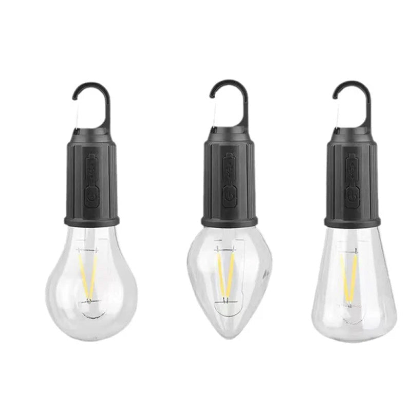 Ny utendørs campinglampe med Type-C-ladbar retro-lampe til oppheng