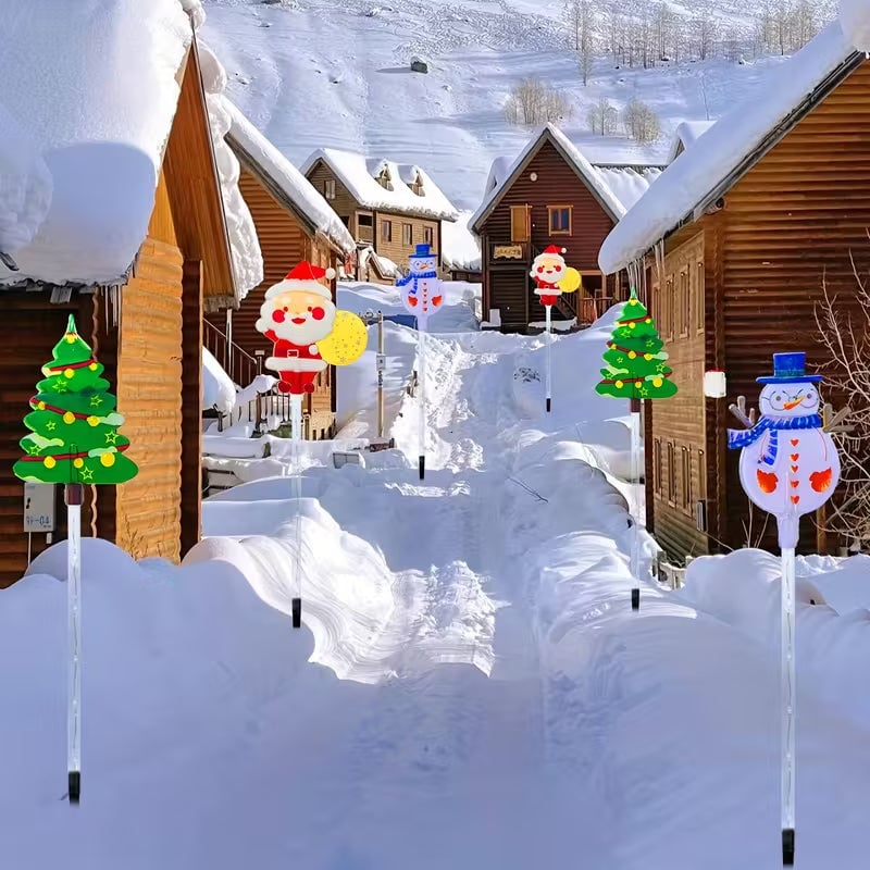 Solcelledrevet Julestemningslys