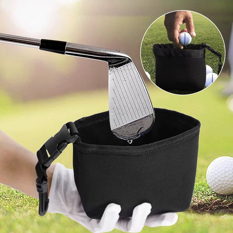 Rengjøringspose for golfkøller og golfballer