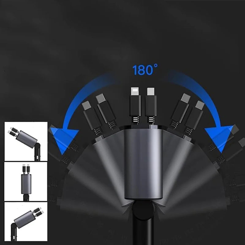 4-i-1 Teleskopisk Biladapter