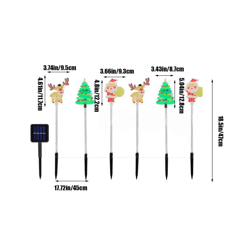 Solcelledrevet Julestemningslys