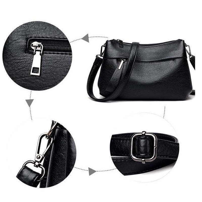 Fasjonabel og Allsidig Crossbody Skulderveske