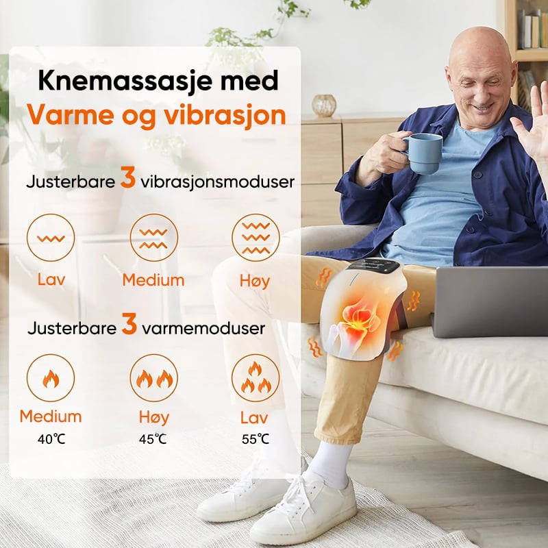 Saker 3-i-1 Trådløs Knemassasjeapparat