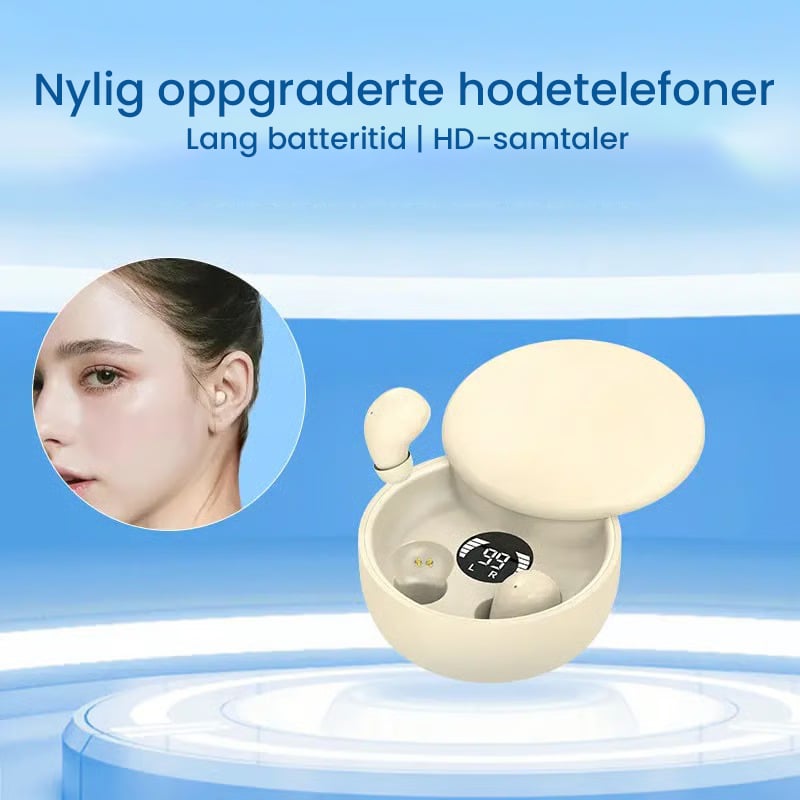 Mini Usynlige Hodetelefoner 🎧✨