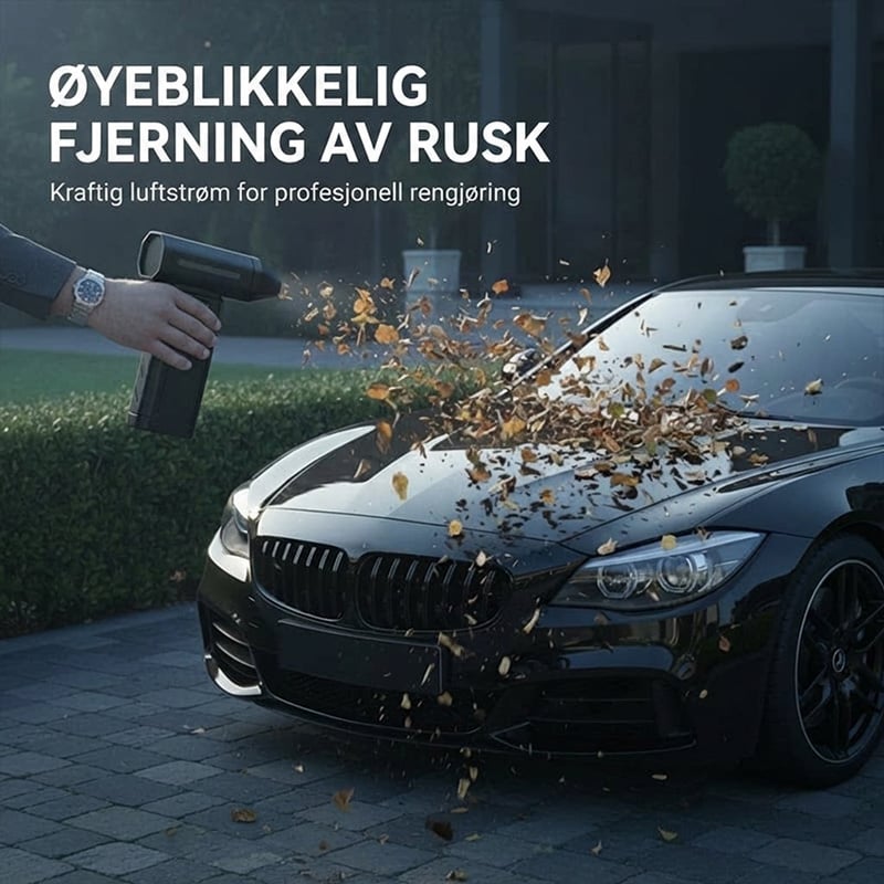 Ultrakraftig Bærbar Turbovifte på 150 000 o/min