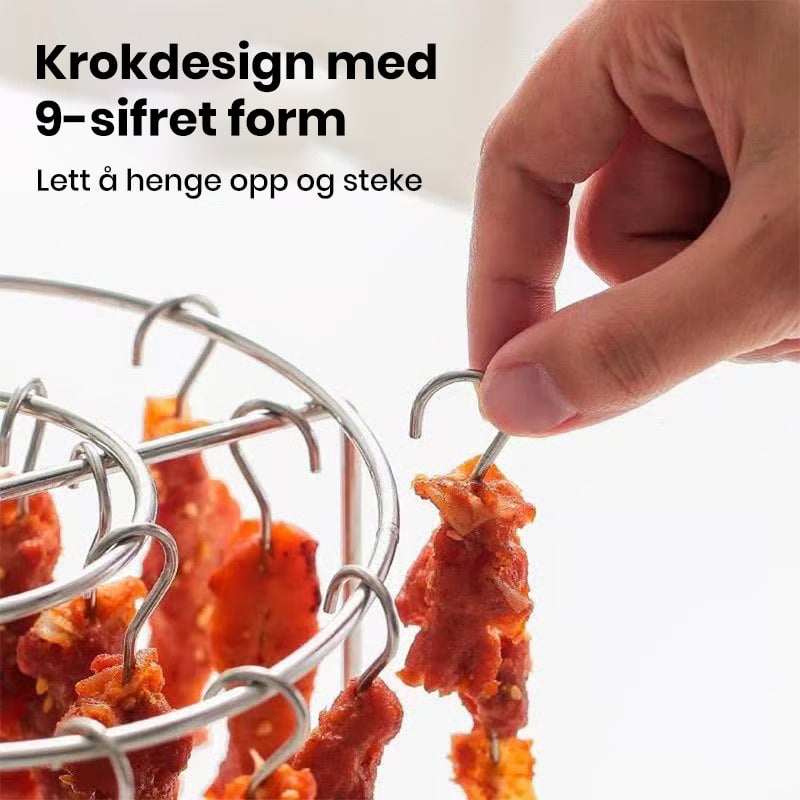 Spydstativ i Rustfritt Stål til Airfryer