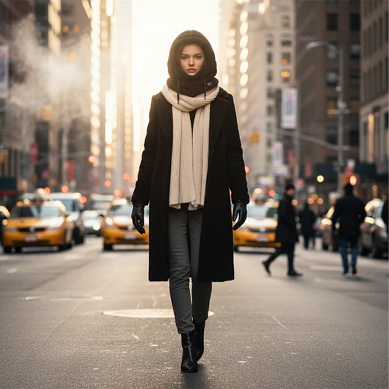 Autumn Winter All-in-one Velvet Thickened Windproof Earmuffs