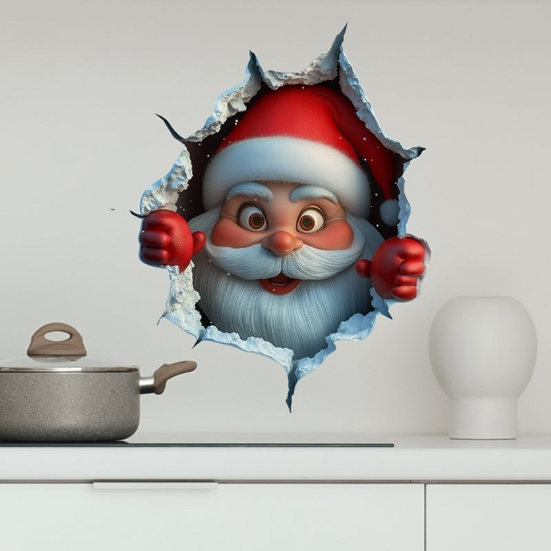 Julenissens Veggklistremerkesett