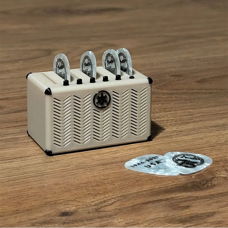 Mini Gitarforsterker Plekterholder