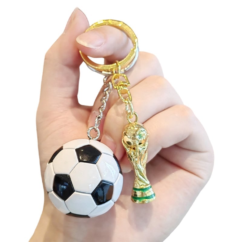 Soccer Commemorative Keychain