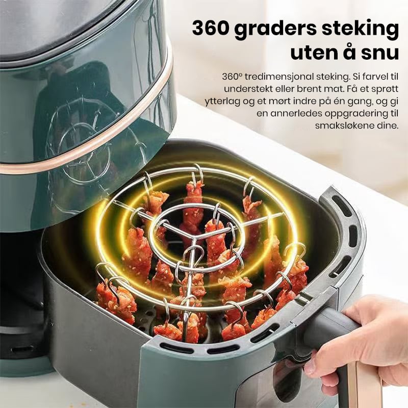 Spydstativ i Rustfritt Stål til Airfryer
