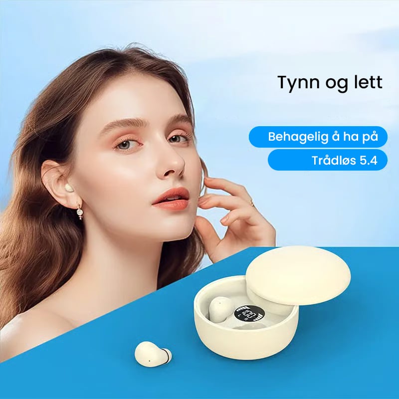 Mini Usynlige Hodetelefoner 🎧✨