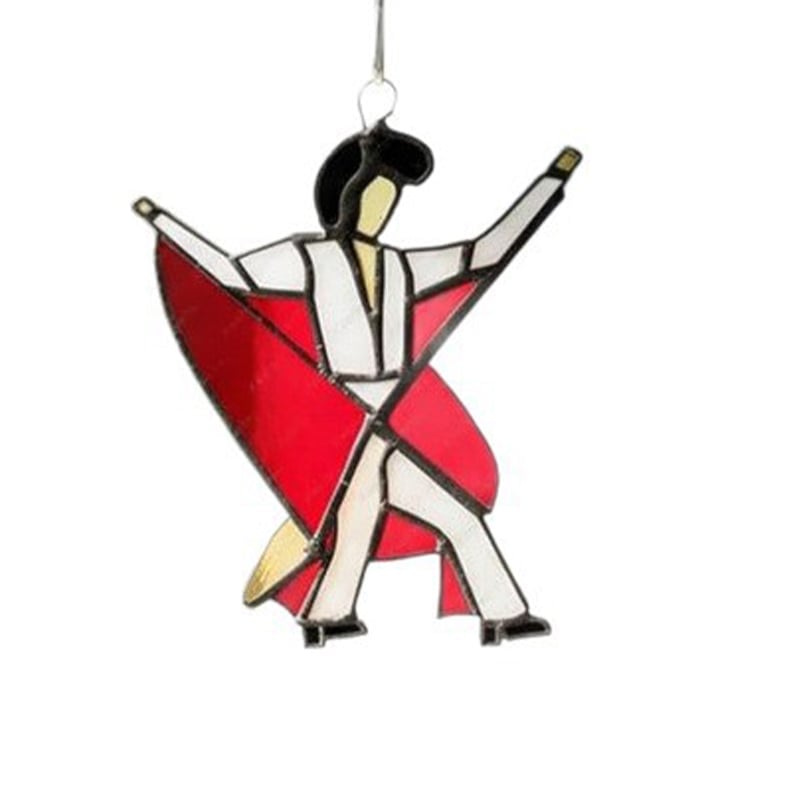 Håndlaget Spinner i Farget Glass