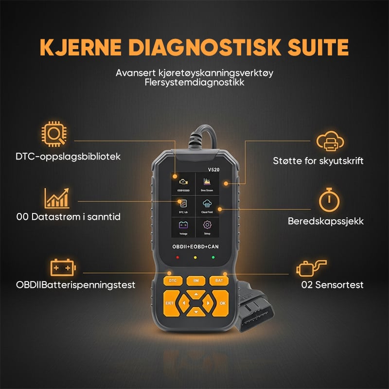 Aless™ OBD Bildiagnose Kodeleser