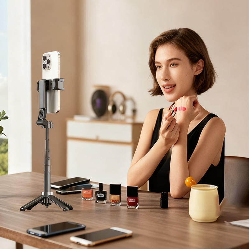 Mini Bærbar Bluetooth-Selfiestang