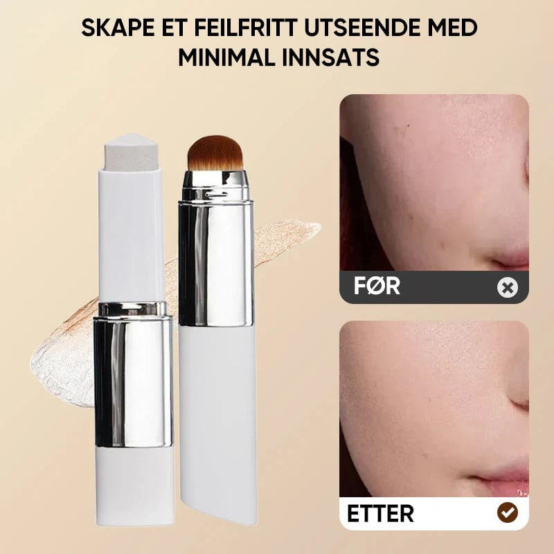 2-i-1 Fargeskiftende Foundationstift