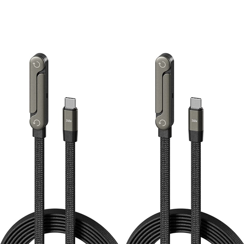 240W hurtigladestativ-datakabel med BendPhone-tilbehør