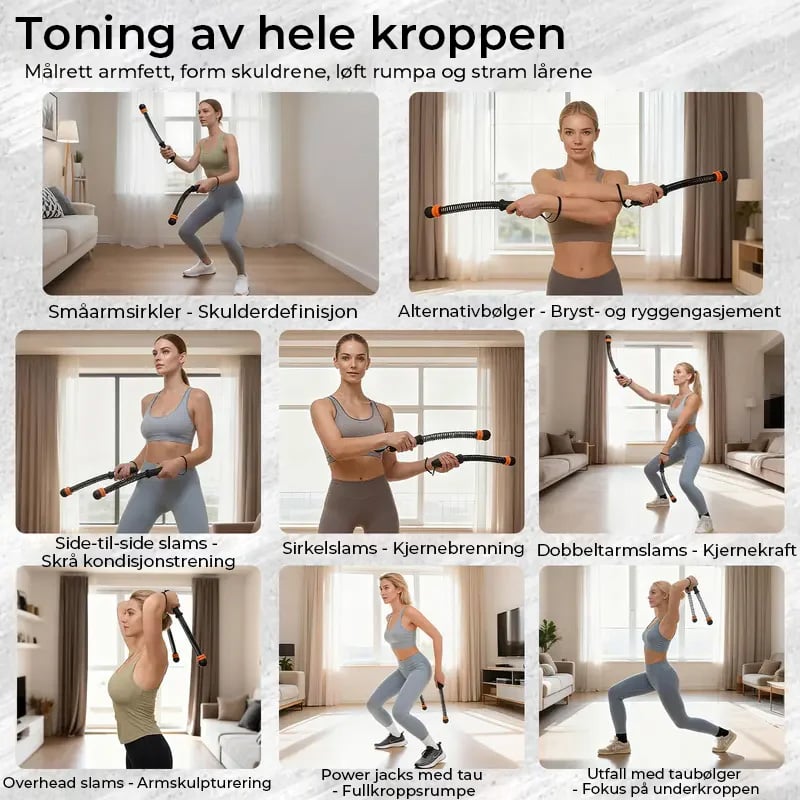 Justerbare Tauløse Trening Kamptau
