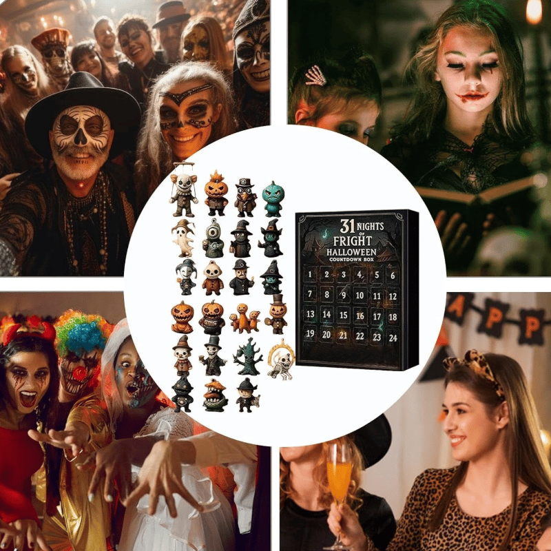 31 Netter med Skrekk Halloween-Nedtellingsboks