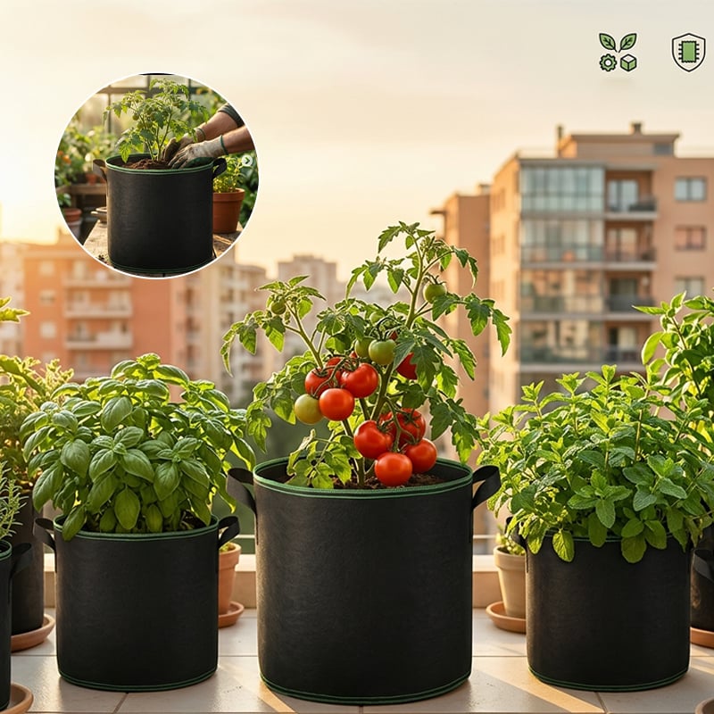 Luftings-Poser i Stoff til Planter