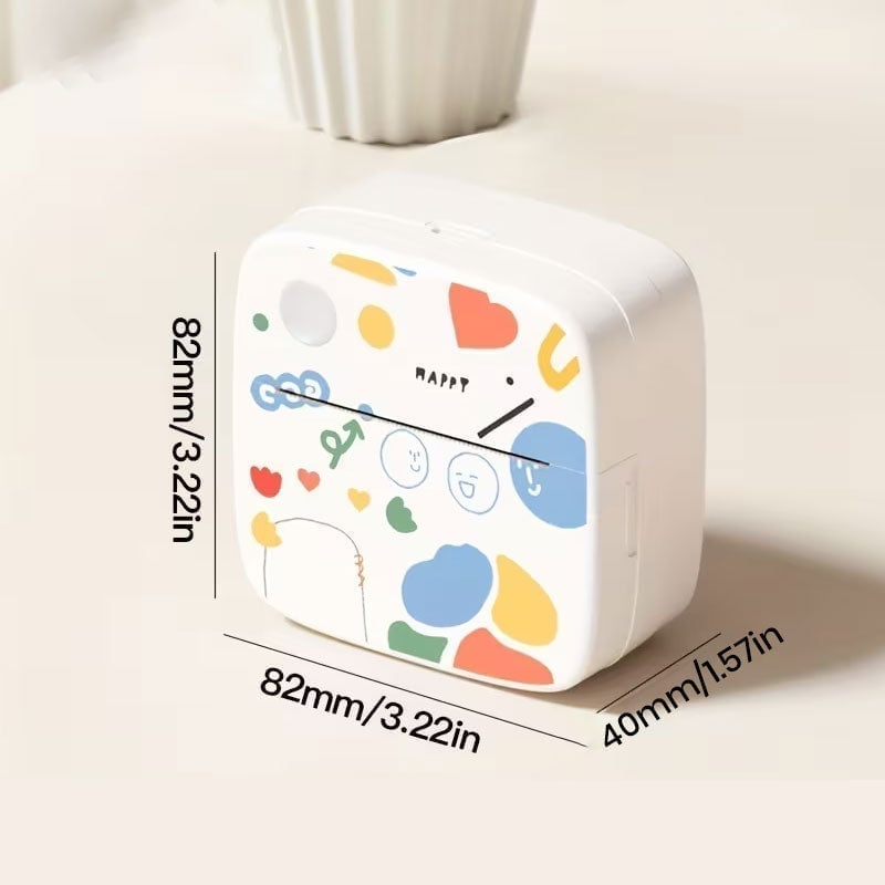 Mini Trådløs Bluetooth-Etikettskriver