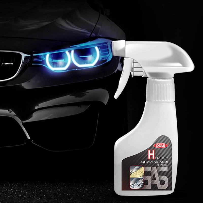 Spray for restaurering av frontlykter