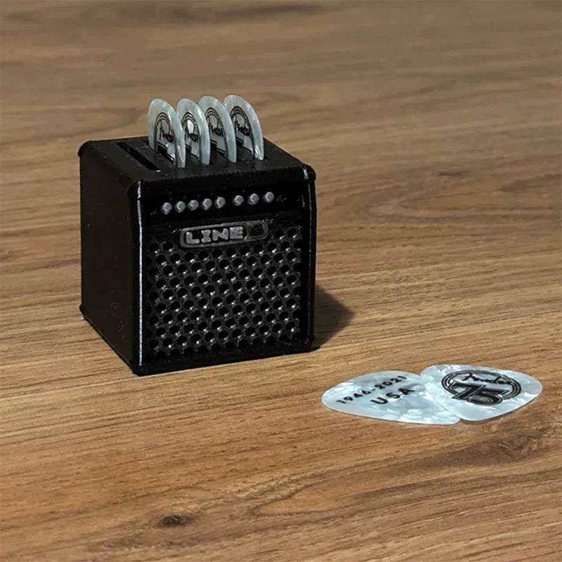 Mini Gitarforsterker Plekterholder