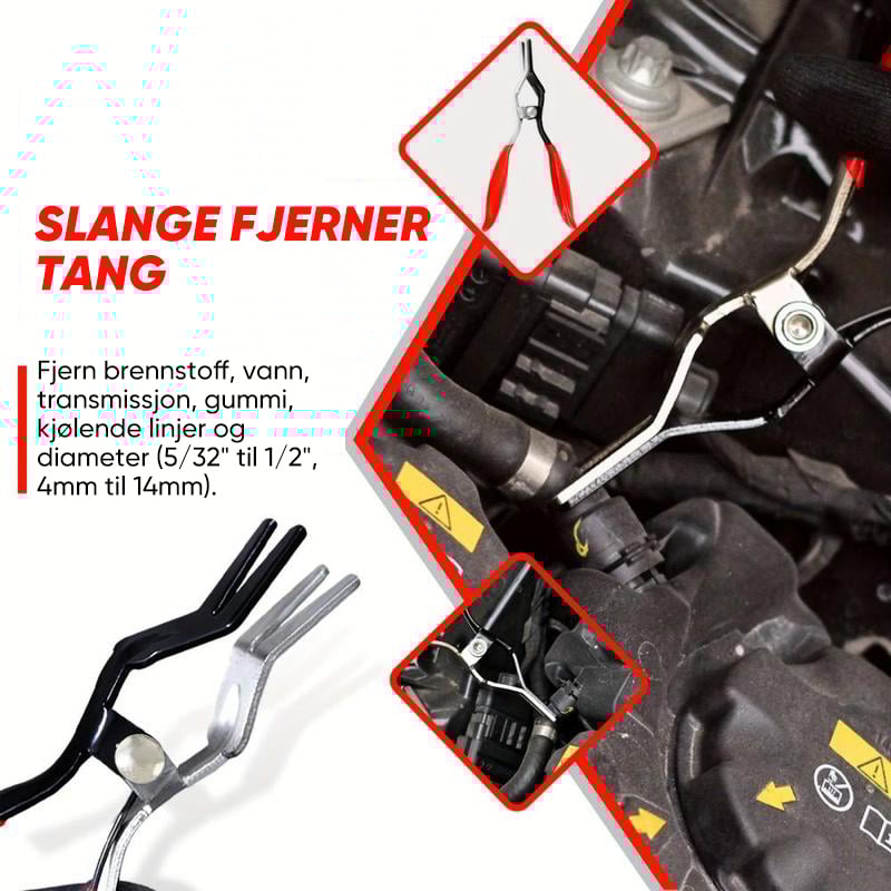 Slangeklemme og Drivstoffslange Verktøysett