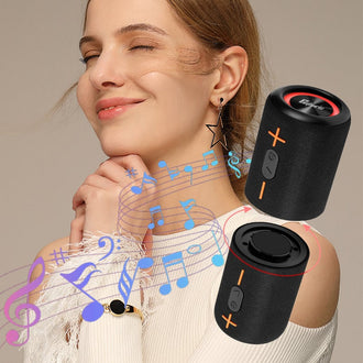 Splittet Bluetooth-Høyttaler – Blendende Fargerik Subwoofer