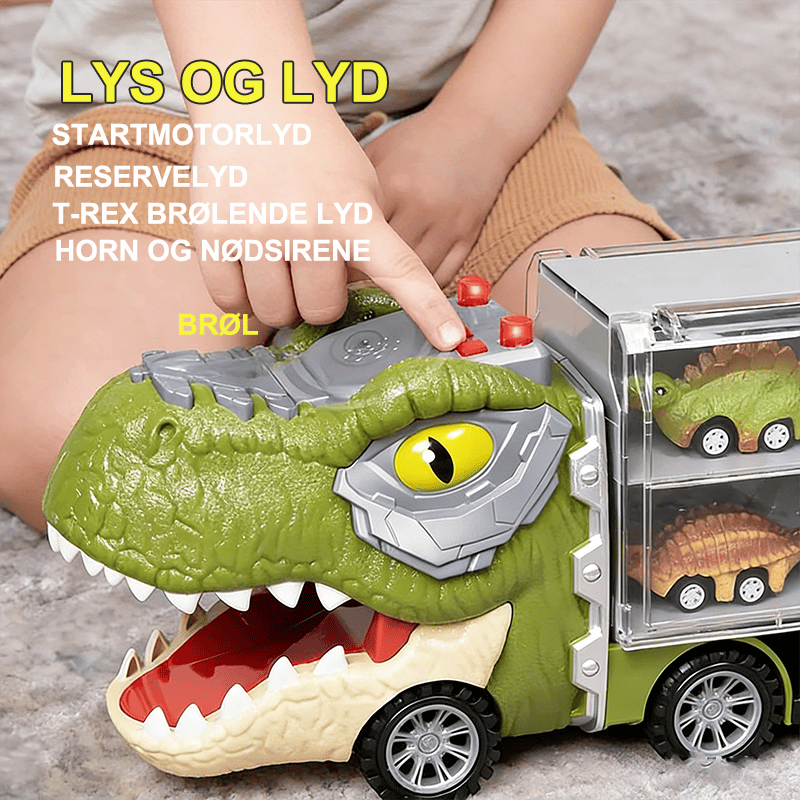 Sakerplus Dinosaur Transport Lastebilsett