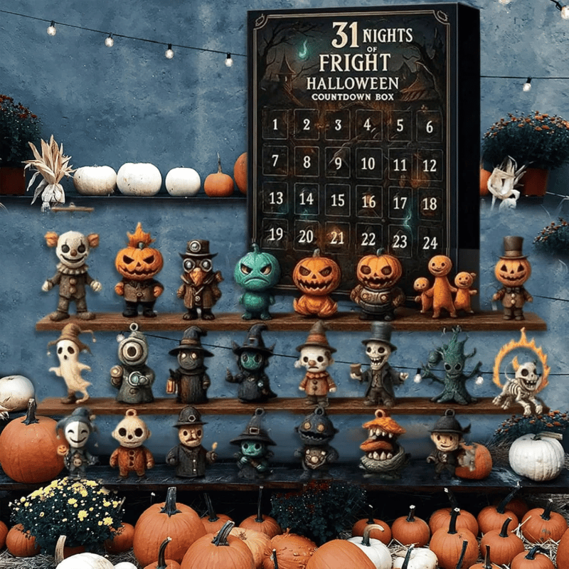 31 Netter med Skrekk Halloween-Nedtellingsboks
