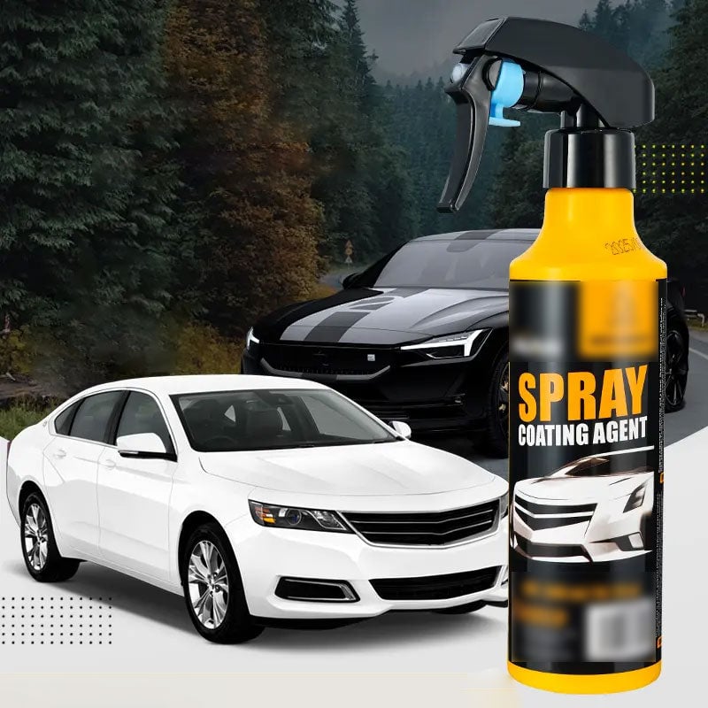 Rengjørings- og pleiespray for billakk