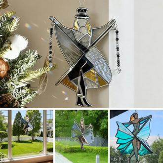 Håndlaget Spinner i Farget Glass