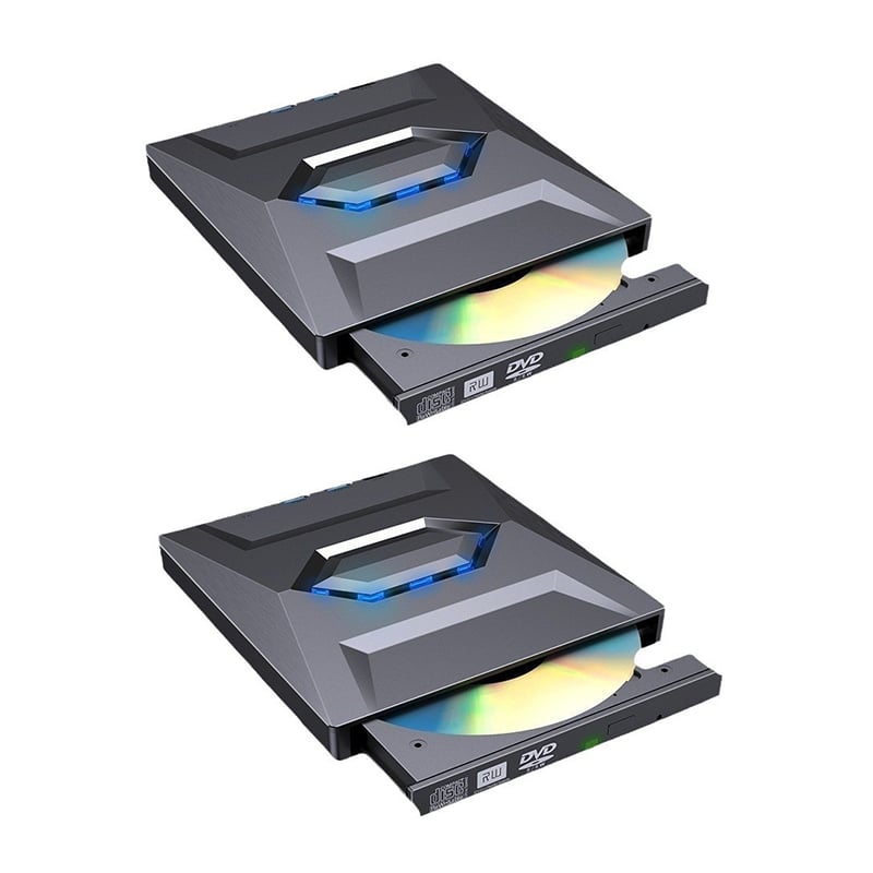 7-i-1 ekstern USB DVD-stasjon og Blu-ray-spiller