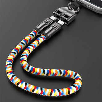 2-i-1 Hurtigladende Datakabel & Telefonsnor