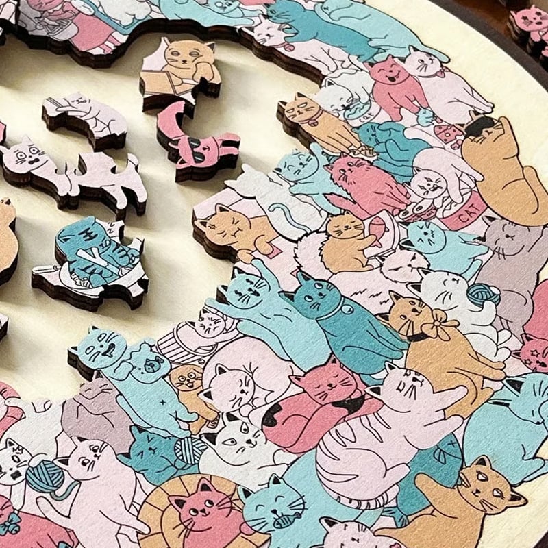 Katteformet Trepuslespill