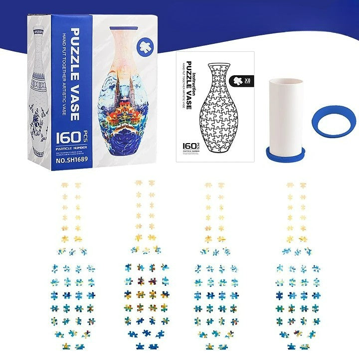 3D Art Puzzle Vase - En gave til folk som elsker kunst