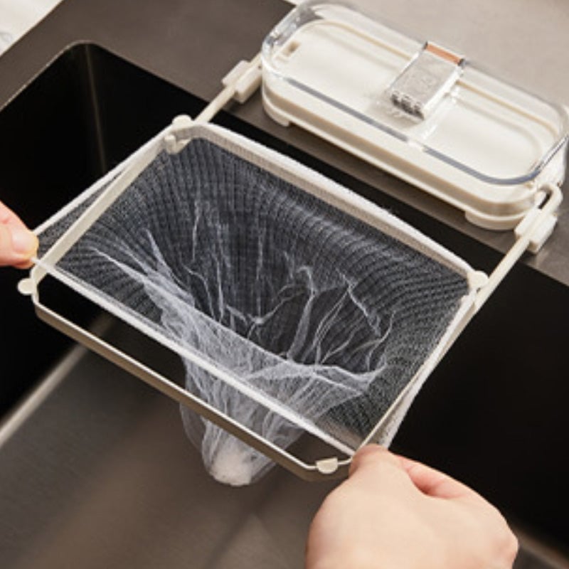 Praktisk kjøkkenvask søppel filter stativ