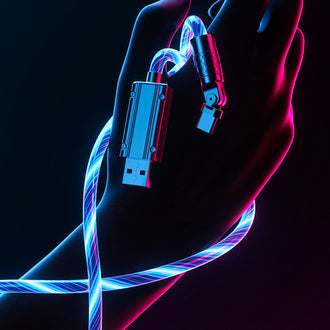 Streamer-datakabel med roterbart hode