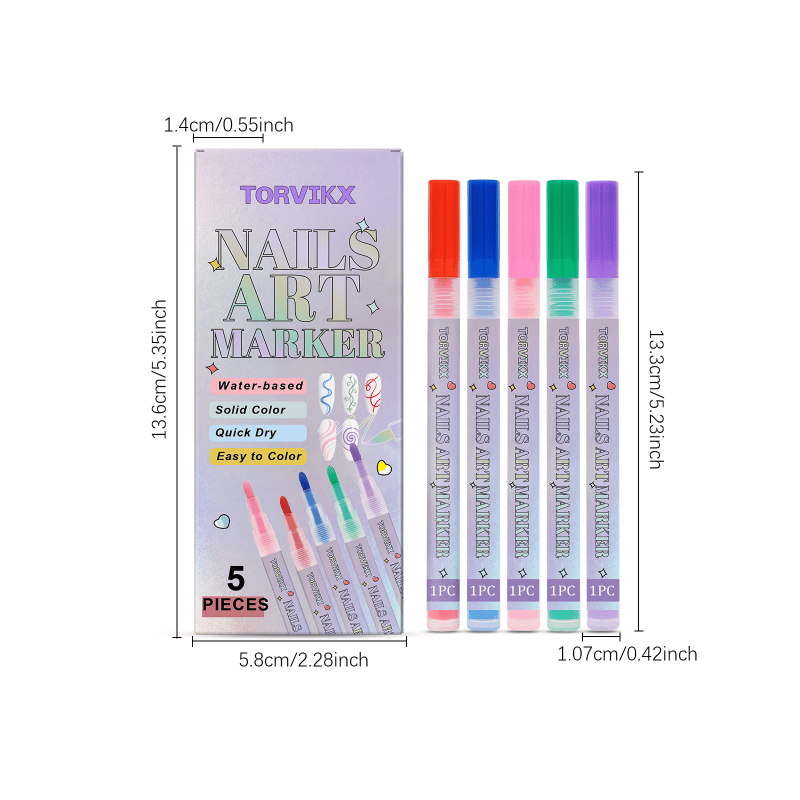 Sale20 - Sett med Neglekunstpenner