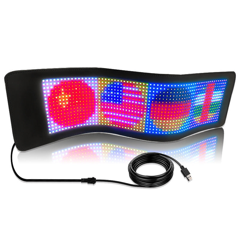 Ultratynn, fleksibel Bluetooth LED-skjerm