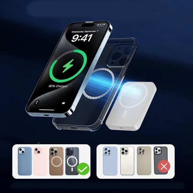 Bærbar Magnetisk Powerbank