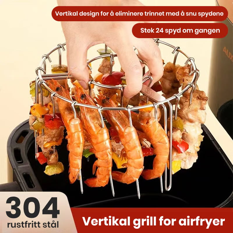Spydstativ i Rustfritt Stål til Airfryer