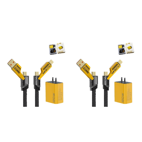 Dobbel USB + Dobbel Type-C 120W hurtigladehode
